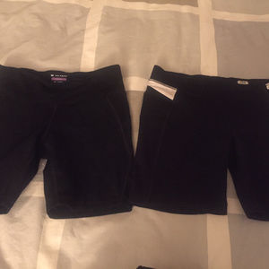 Bundle: two pairs of athletic/biking shorts